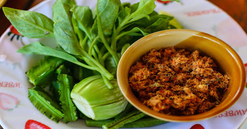 น้ำพริกแมงดา อาหารไทย เมนูพื้นบ้าน อาหารสุขภาพ พร้อมวิธีทำ